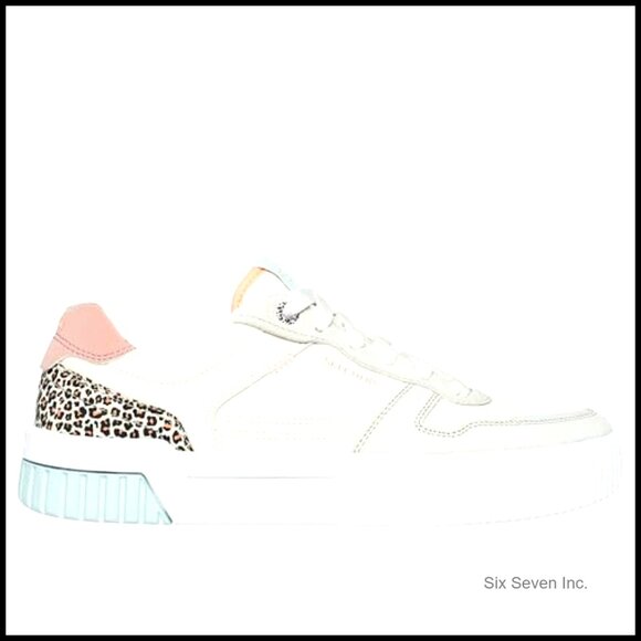 Classic Court Sneakers Elegant Lace-Up Memory Foam Comfort Casual Wear - Picture 6 of 6